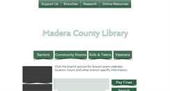 Desktop Screenshot of maderacountylibrary.org